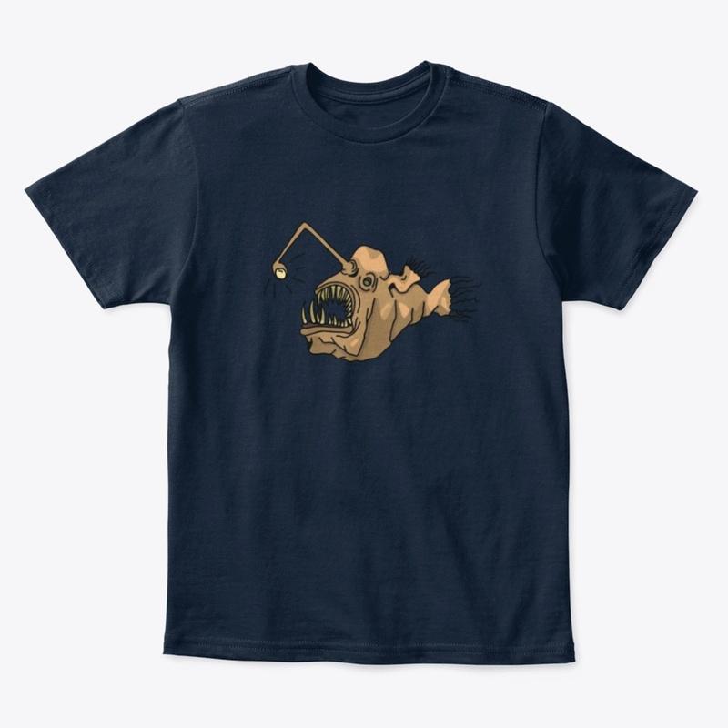 Creepy Anglerfish Kids Tee